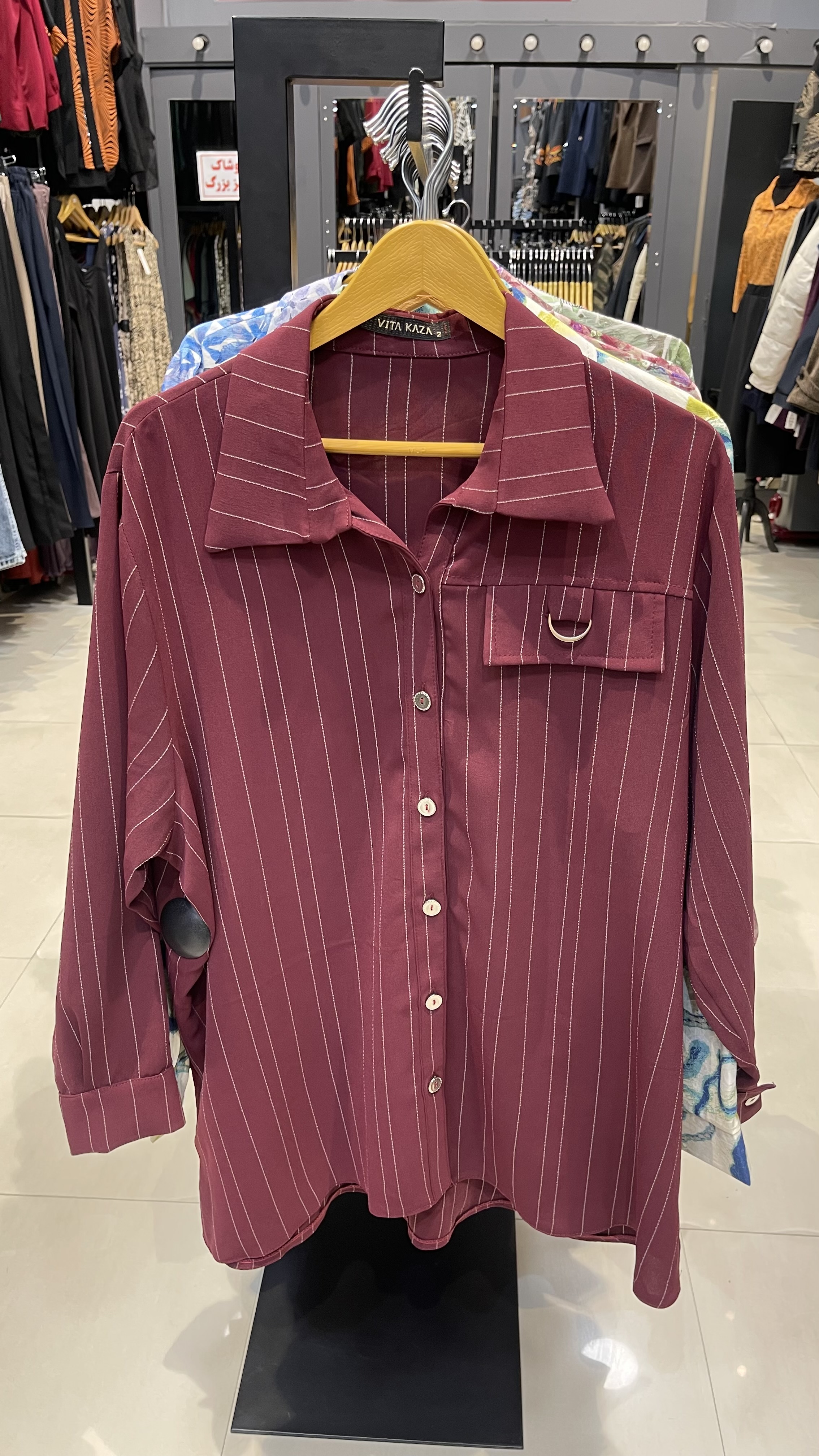 شومیز دیپلمات زنانه طرح دیپلمات